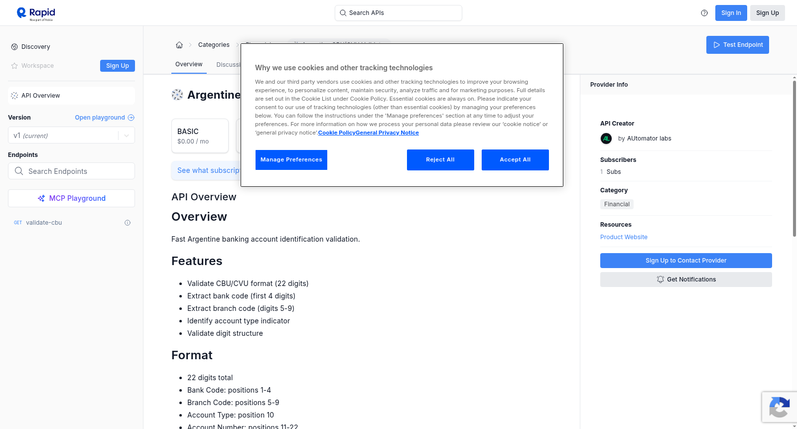 Argentine CBU/CVU Validator 数据集图片