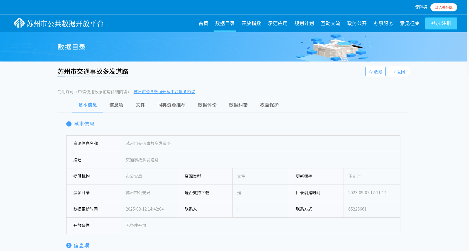 苏州市交通事故多发道路 数据集图片