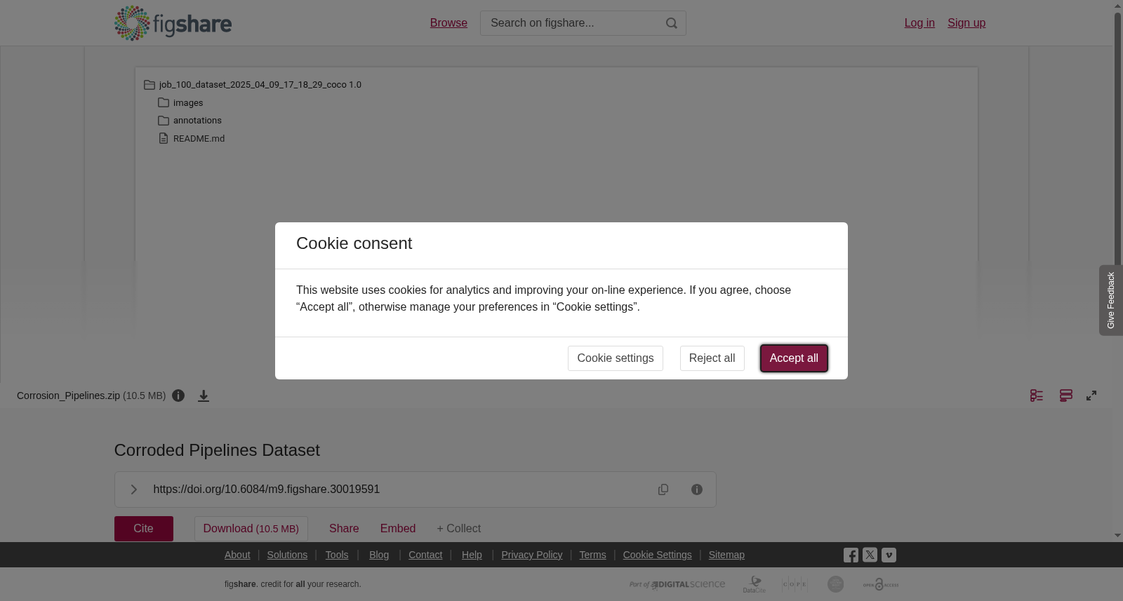 Corroded Pipelines Dataset 数据集图片