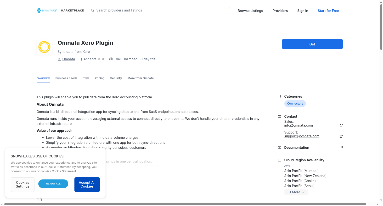 Omnata Xero Plugin 数据集图片