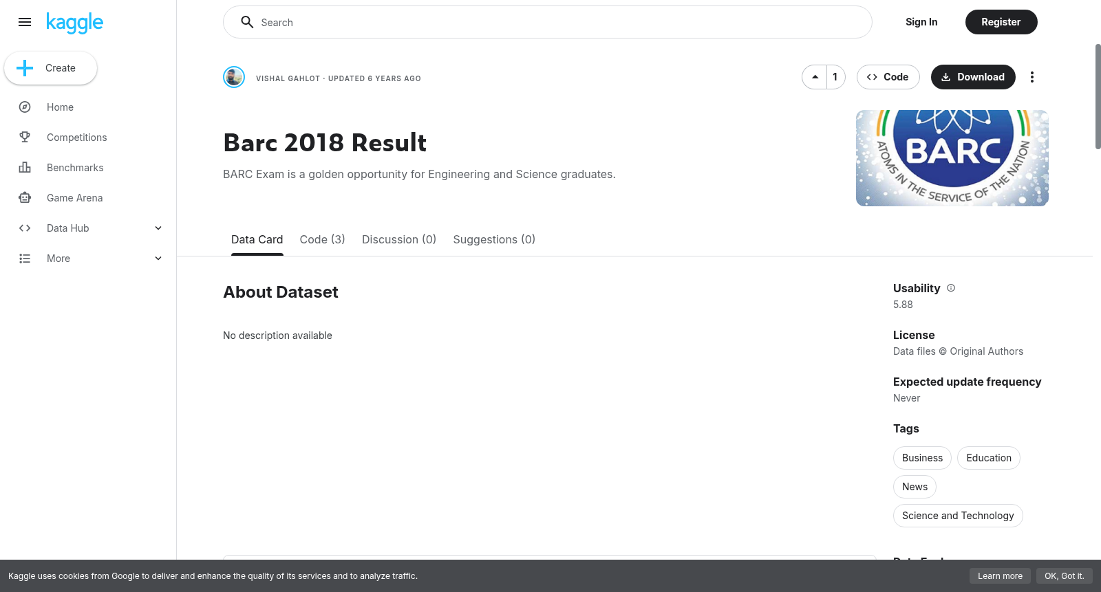 Barc 2018 Result 数据集图片