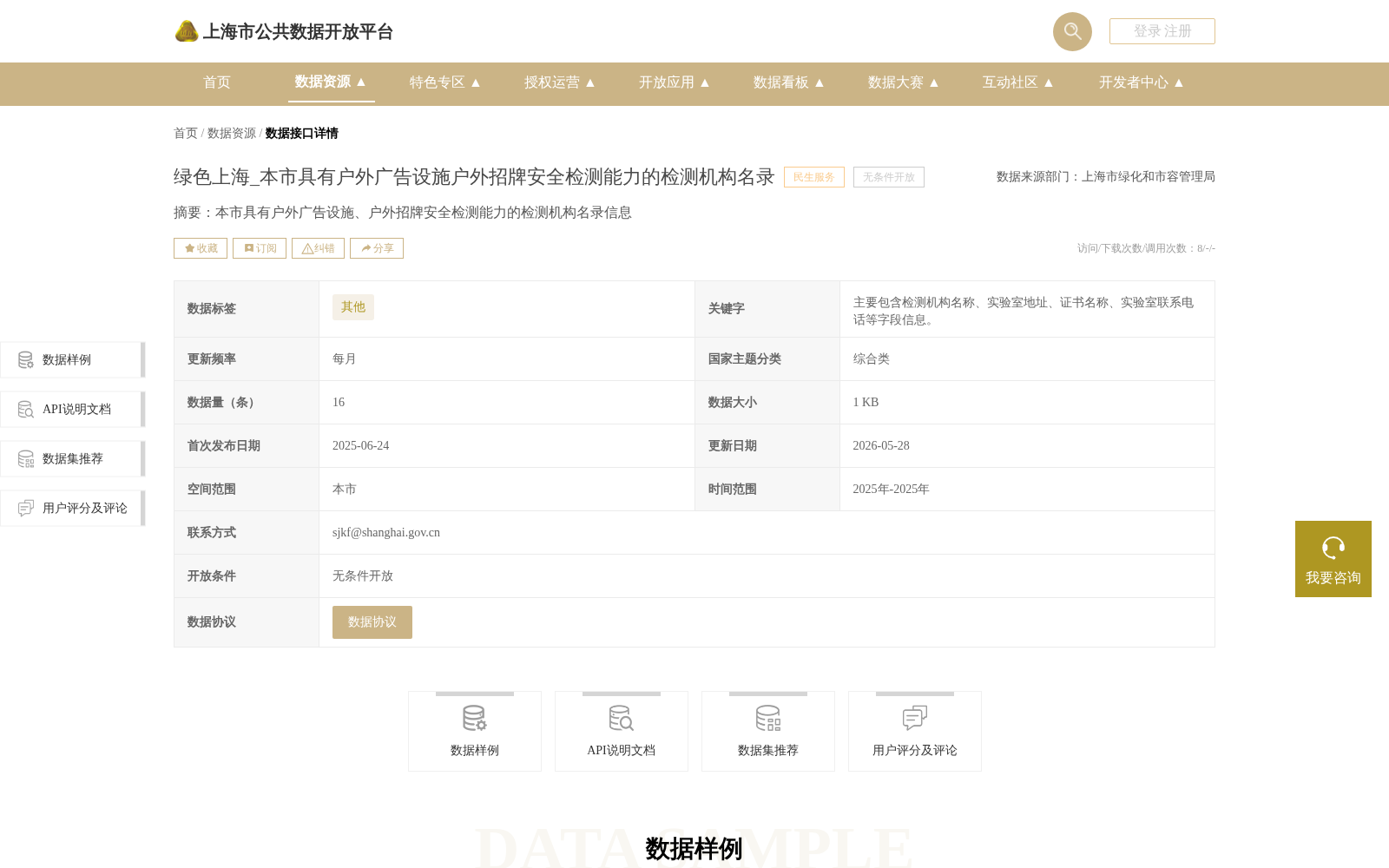 绿色上海_本市具有户外广告设施户外招牌安全检测能力的检测机构名录 数据集图片