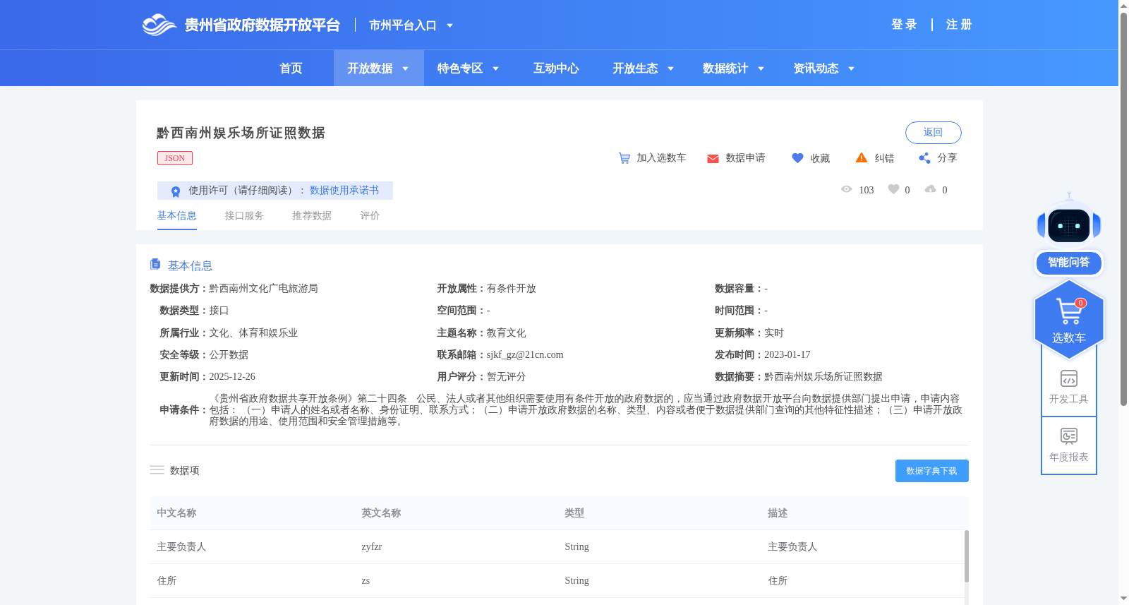 黔西南州娱乐场所证照数据 数据集图片