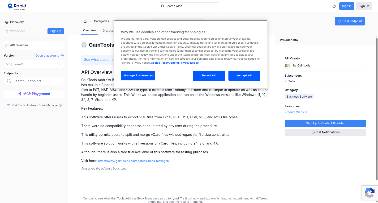GainTools Address Book Manager 数据集图片