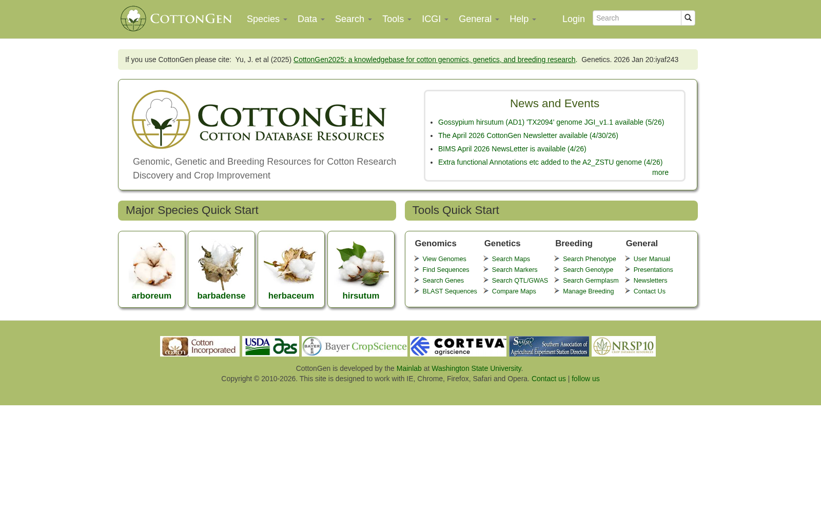 CottonGen 数据集图片