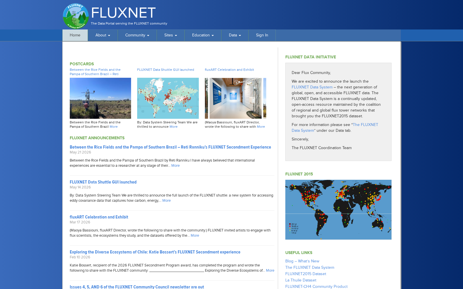 FLUXNET 数据集图片