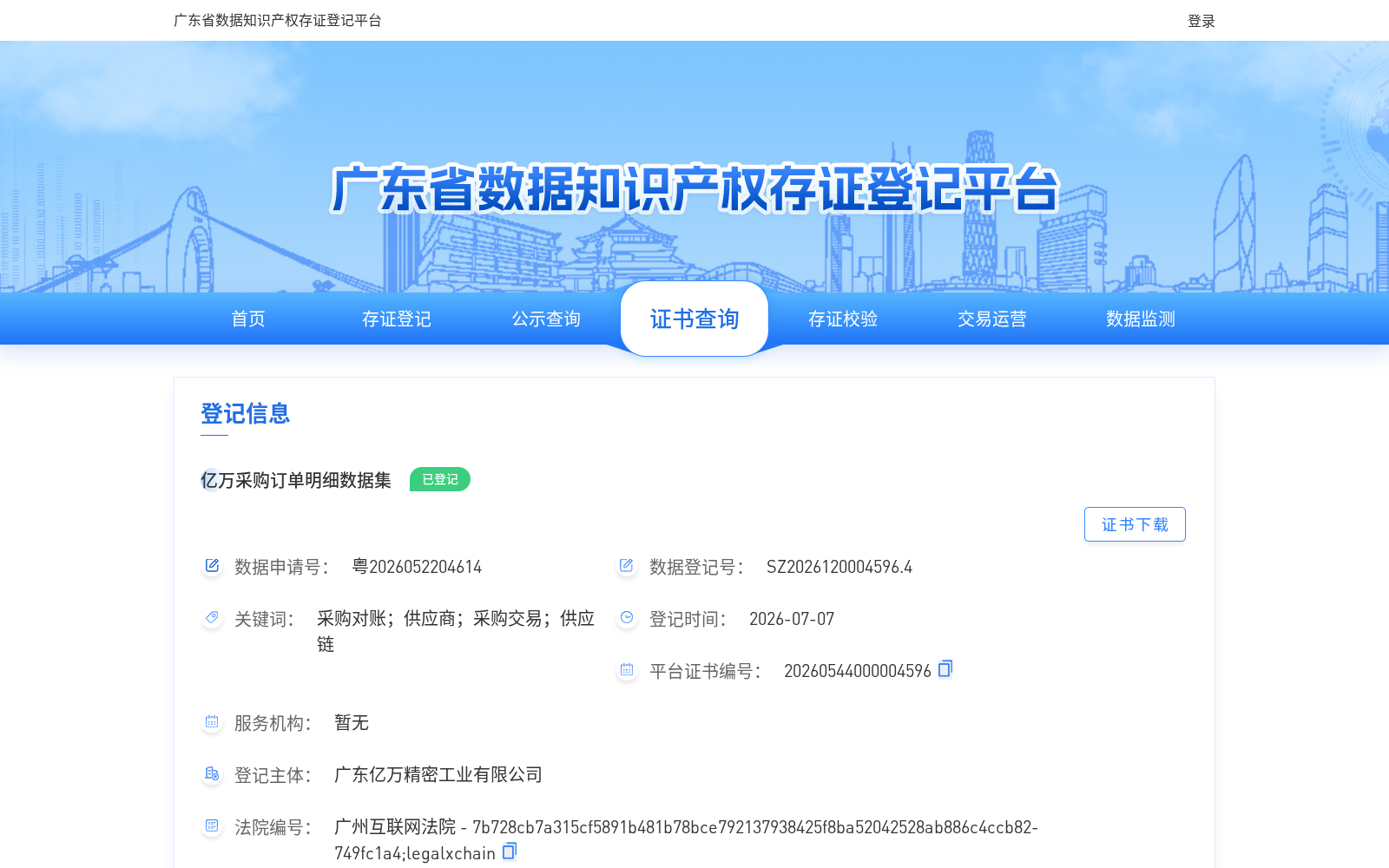 亿万采购订单明细数据集 数据集图片