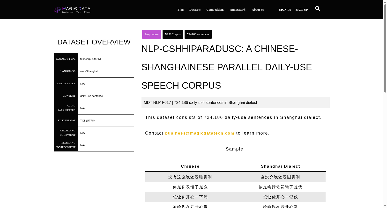 NLP-CShhiParaDuSC: A Chinese-Shanghainese Parallel Daily-use Speech Corpus 数据集图片