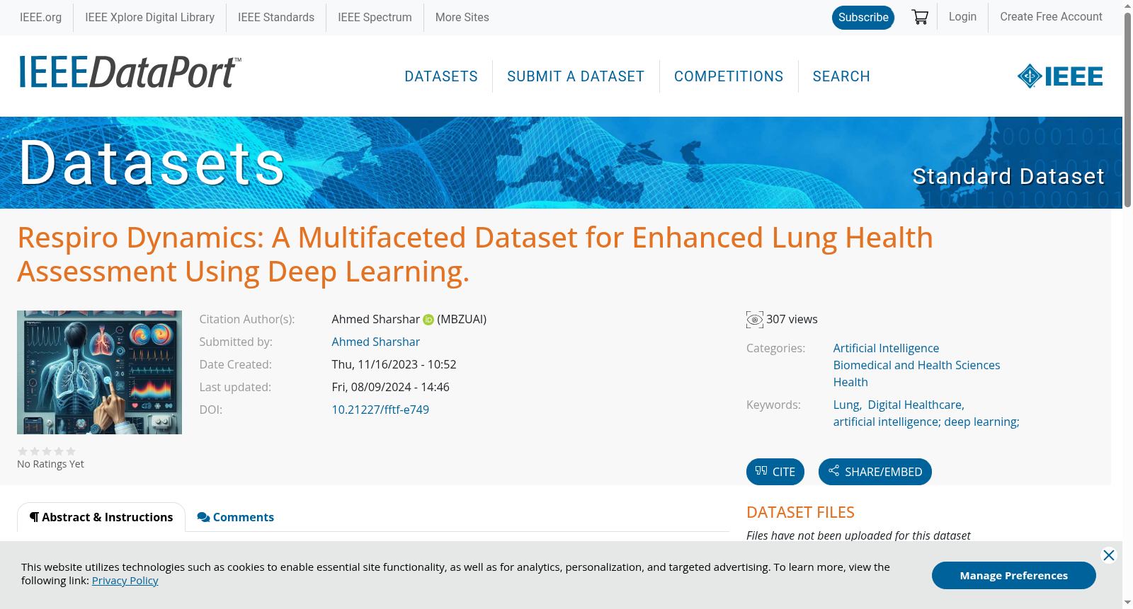 Respiro Dynamics: A Multifaceted Dataset for Enhanced Lung Health Assessment Using Deep Learning. 数据集图片