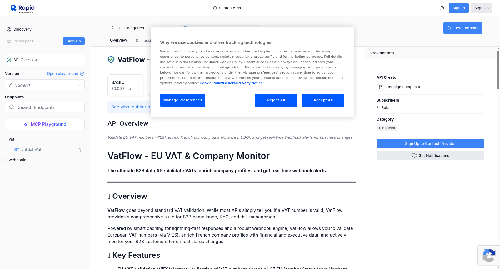 VatFlow - EU VAT & Company Monitor 数据集图片