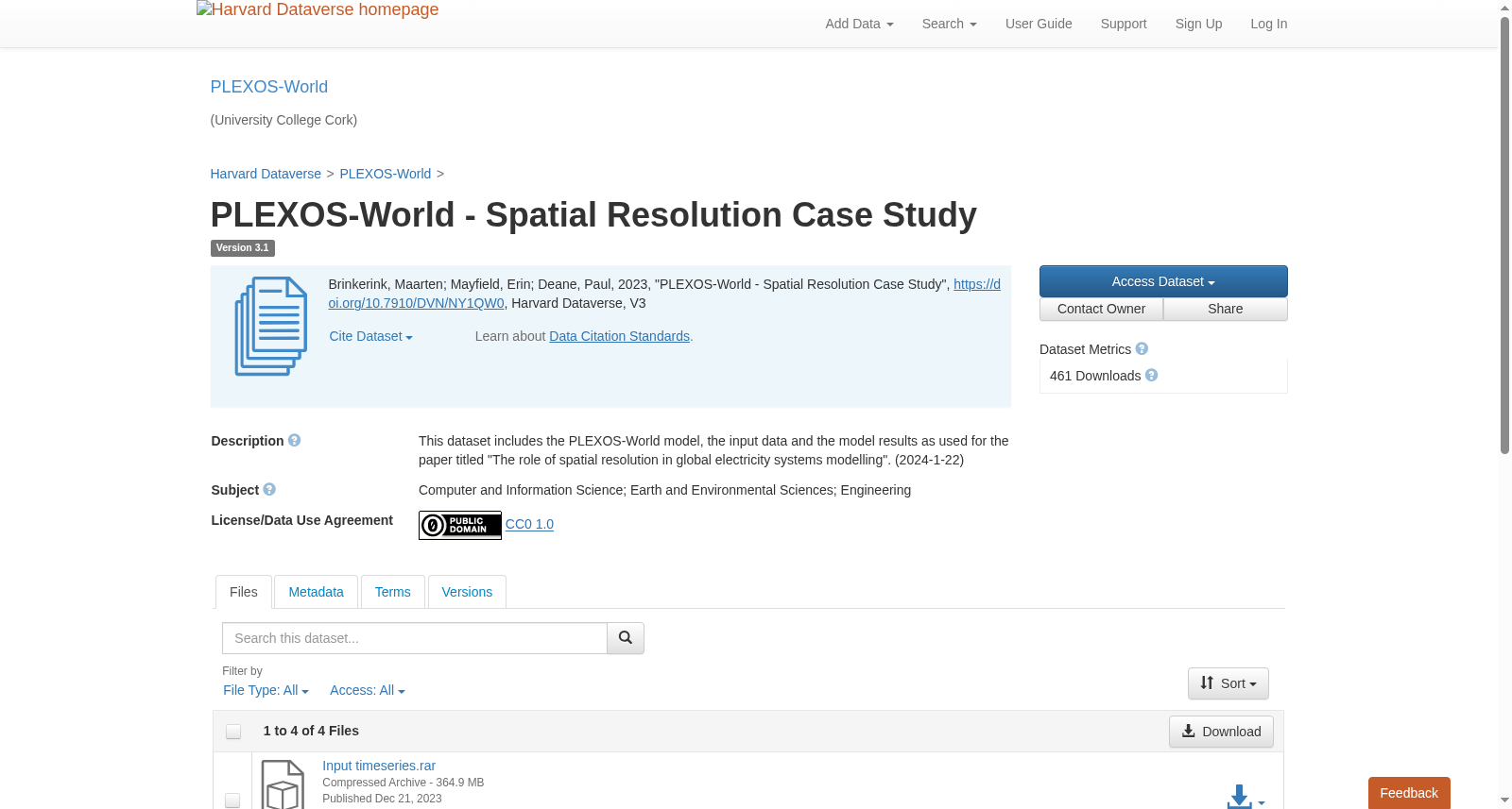 PLEXOS-World - Spatial Resolution Case Study 数据集图片