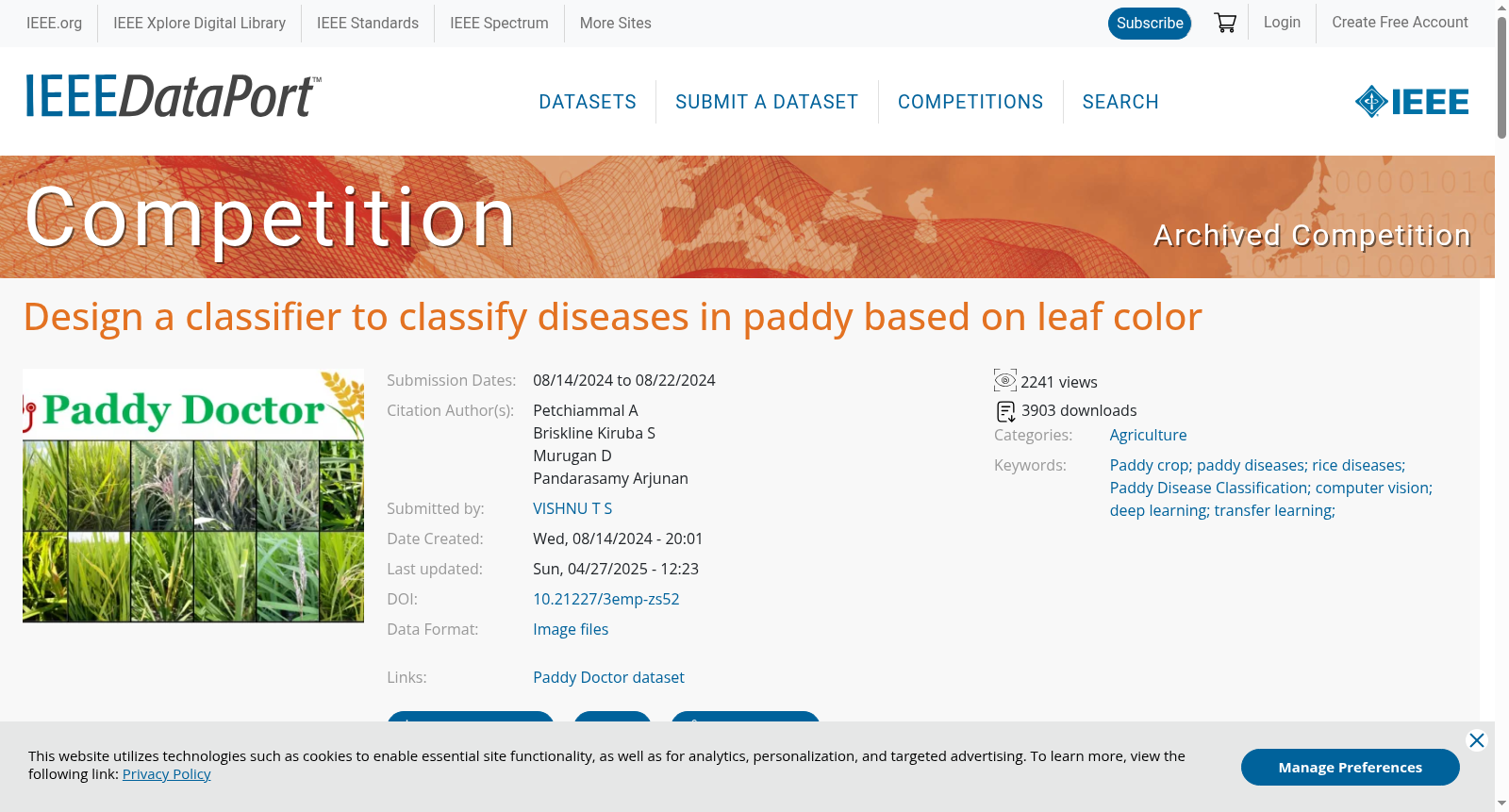 PADDY DOCTOR: AN AUTOMATED VISUAL IMAGE SENSING MODEL FOR PADDY DISEASE CLASSIFICATION 数据集图片