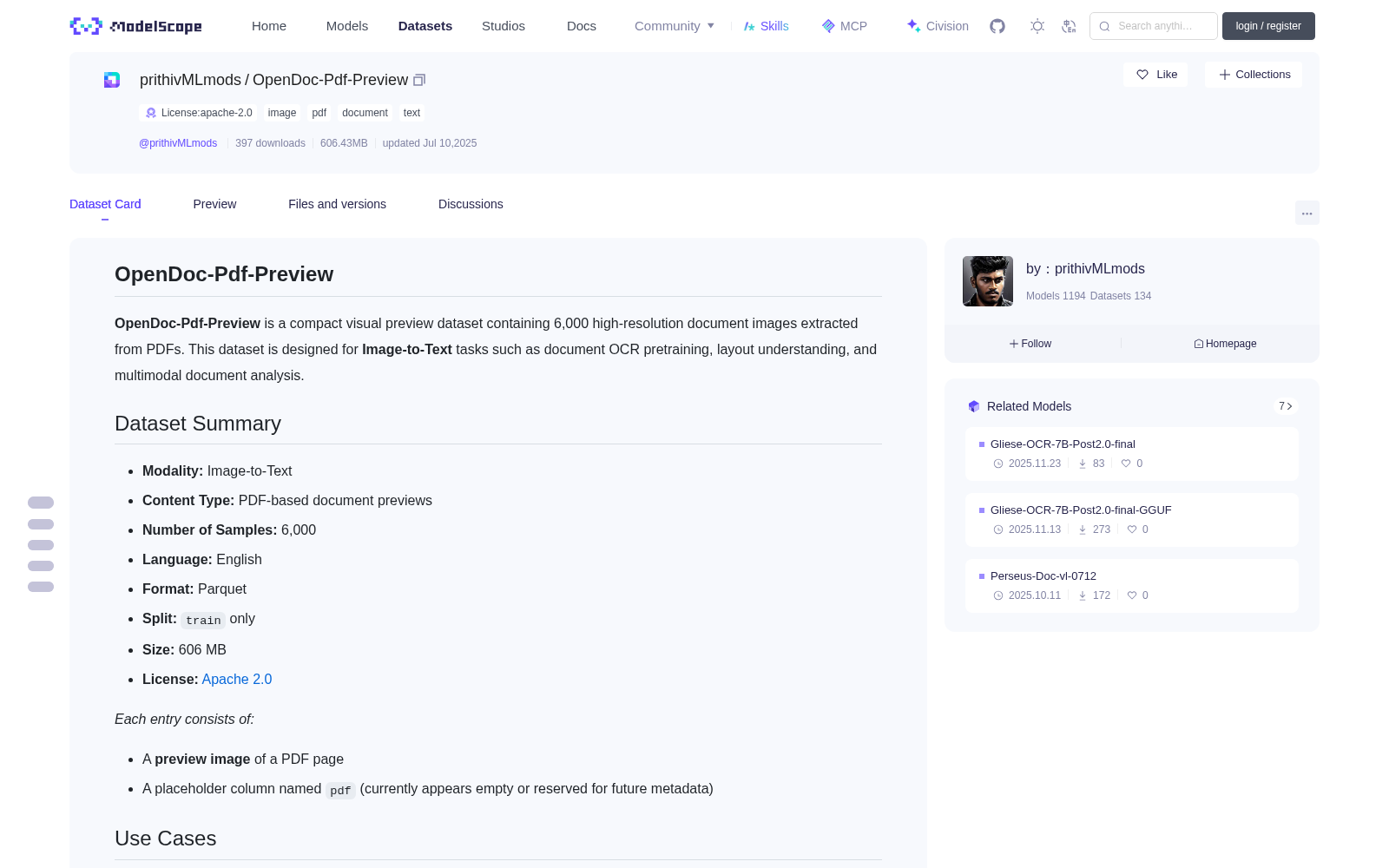 OpenDoc-Pdf-Preview 数据集图片