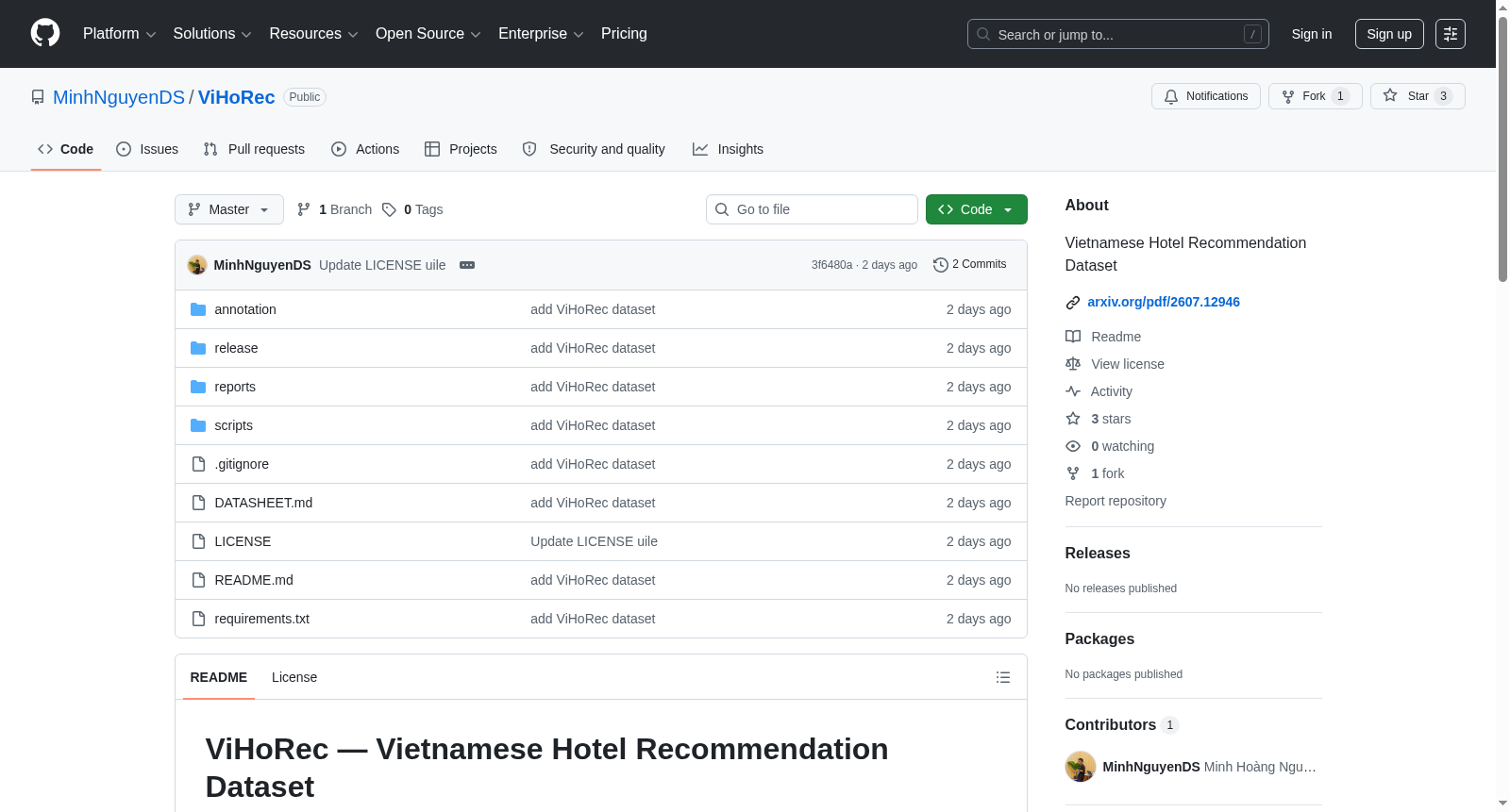 ViHoRec 数据集图片