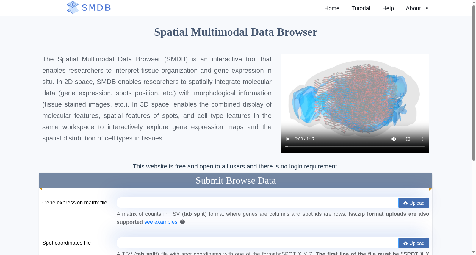 Spatial Multimodal Data Browser 数据集图片