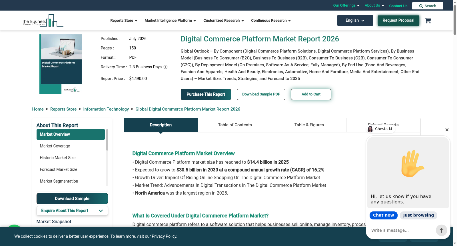 Digital Commerce Platform Global Market Report 2024 数据集图片