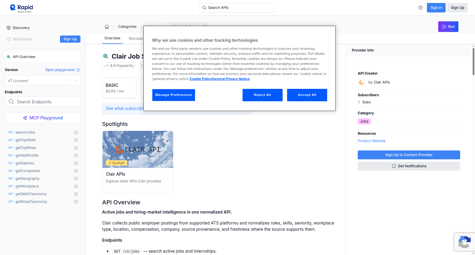 Clair Job Search API 数据集图片