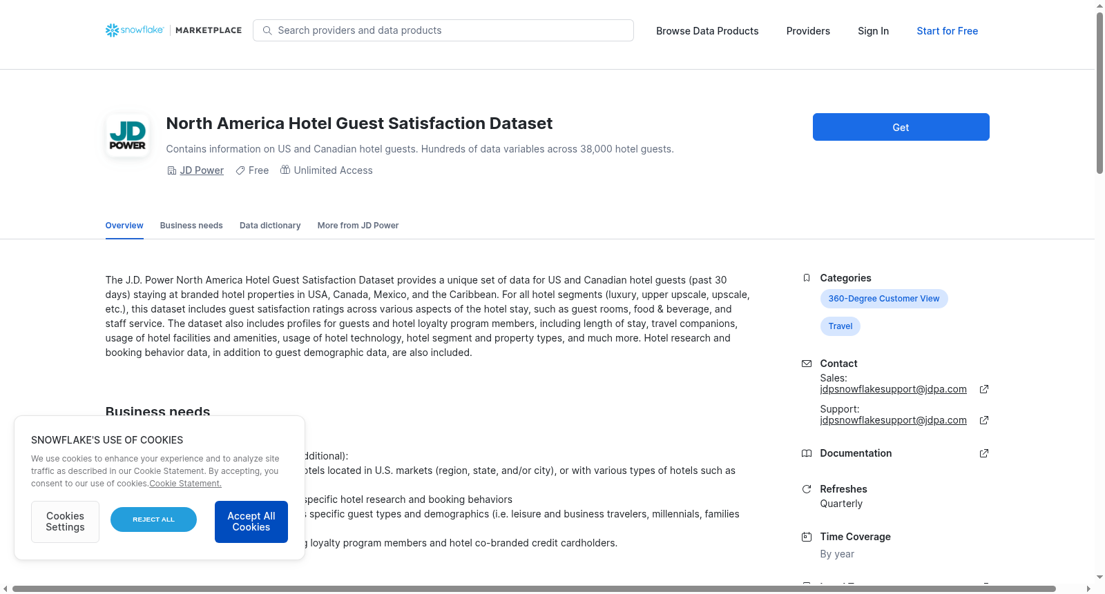 North America Hotel Guest Satisfaction Dataset 数据集图片