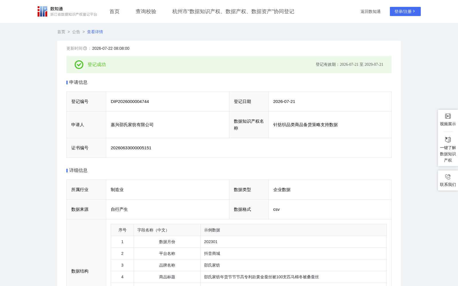 针纺织品类商品备货策略支持数据 数据集图片