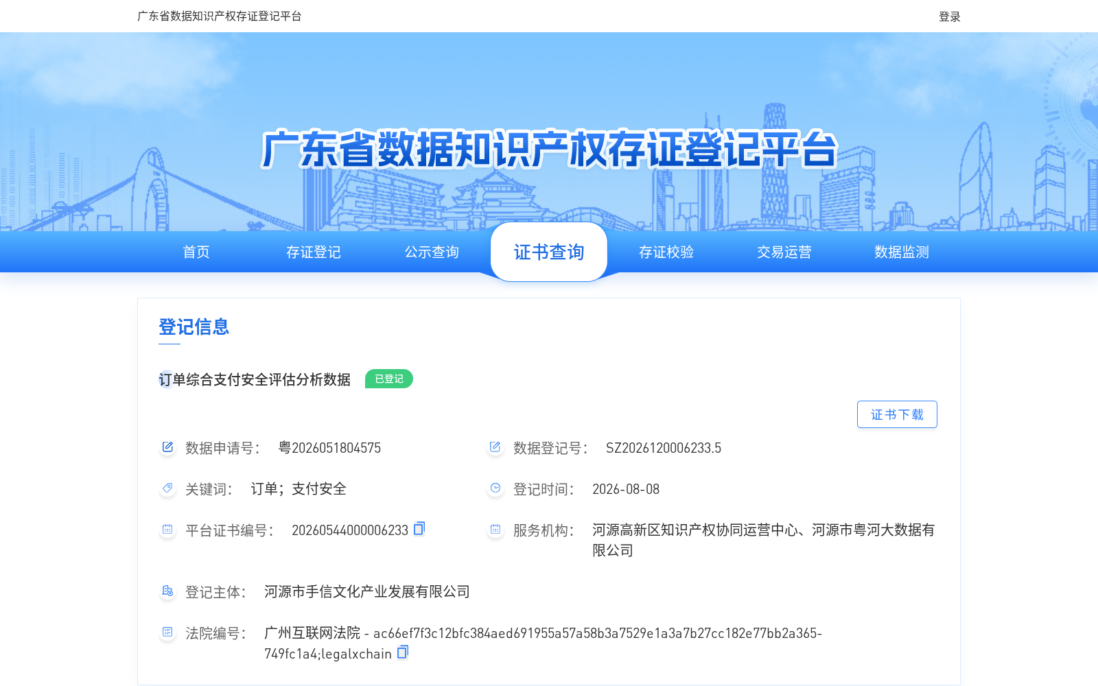 订单综合支付安全评估分析数据 数据集图片