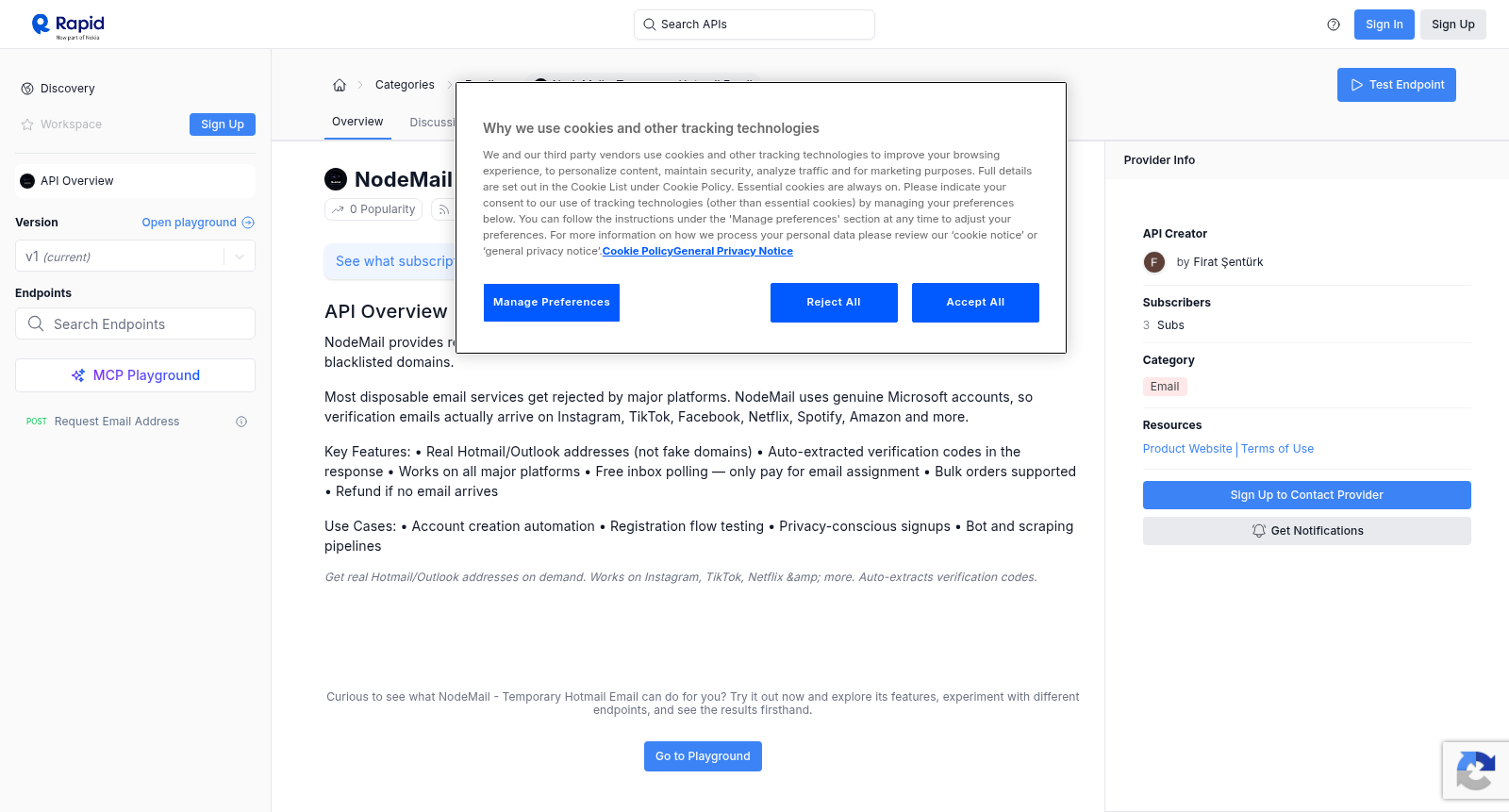 NodeMail - Temporary Hotmail Email 数据集图片