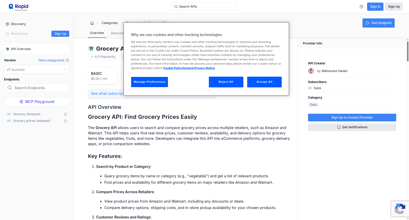 Grocery API 数据集图片