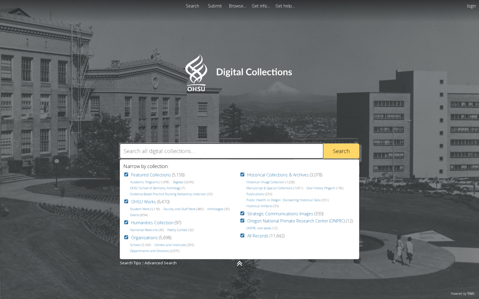 OHSU Digital Collections 数据集图片