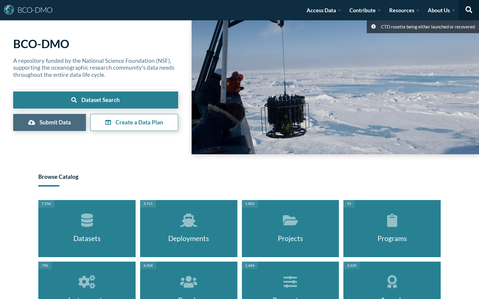 Biological and Chemical Oceanography Data Management Office 数据集图片