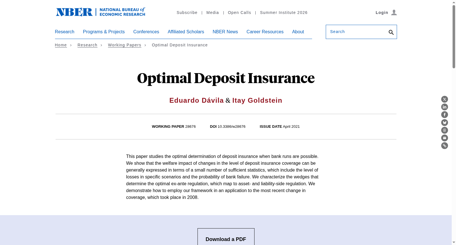 Optimal Deposit Insurance 数据集图片
