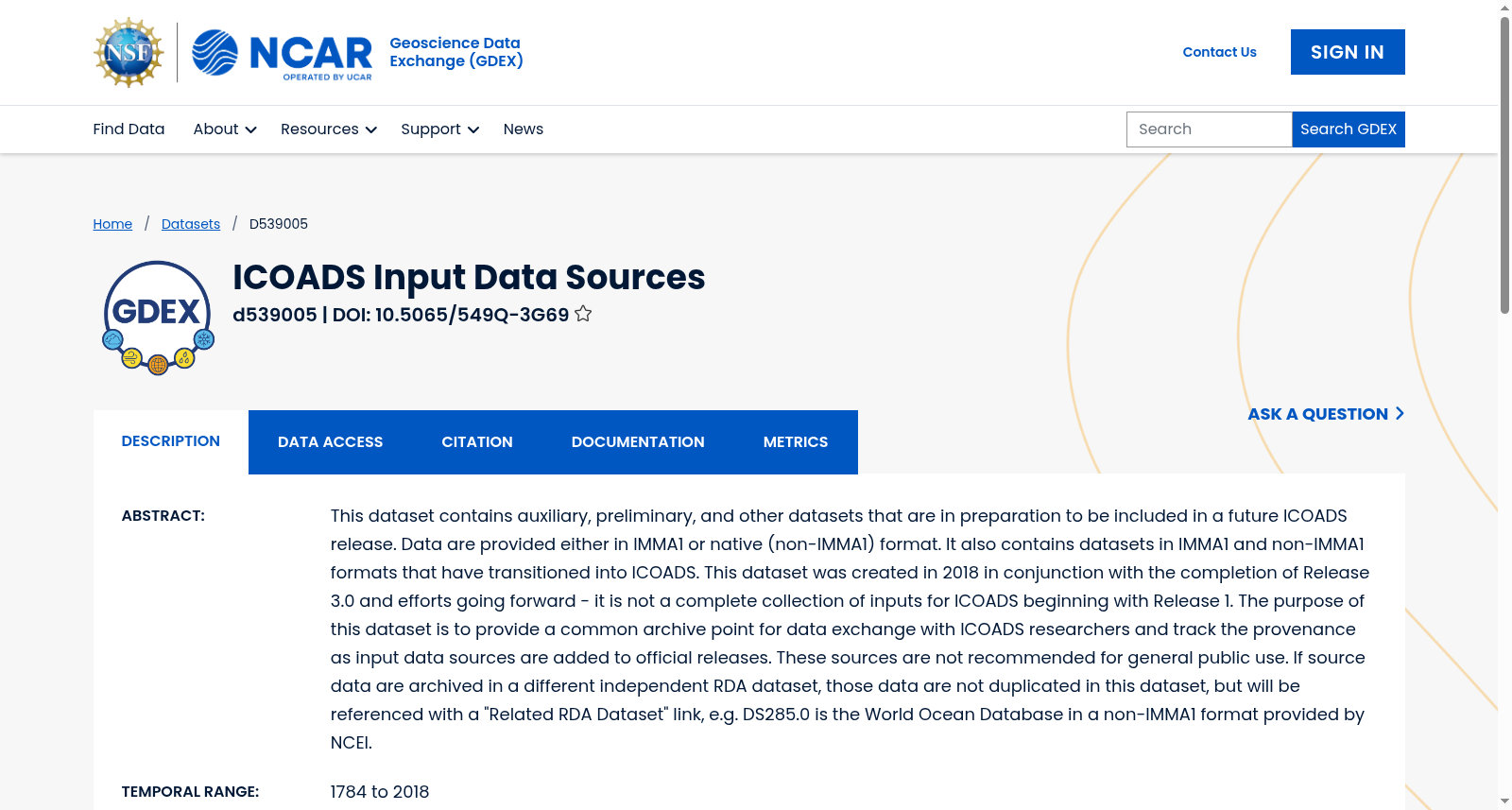 ICOADS Input Data Sources 数据集图片