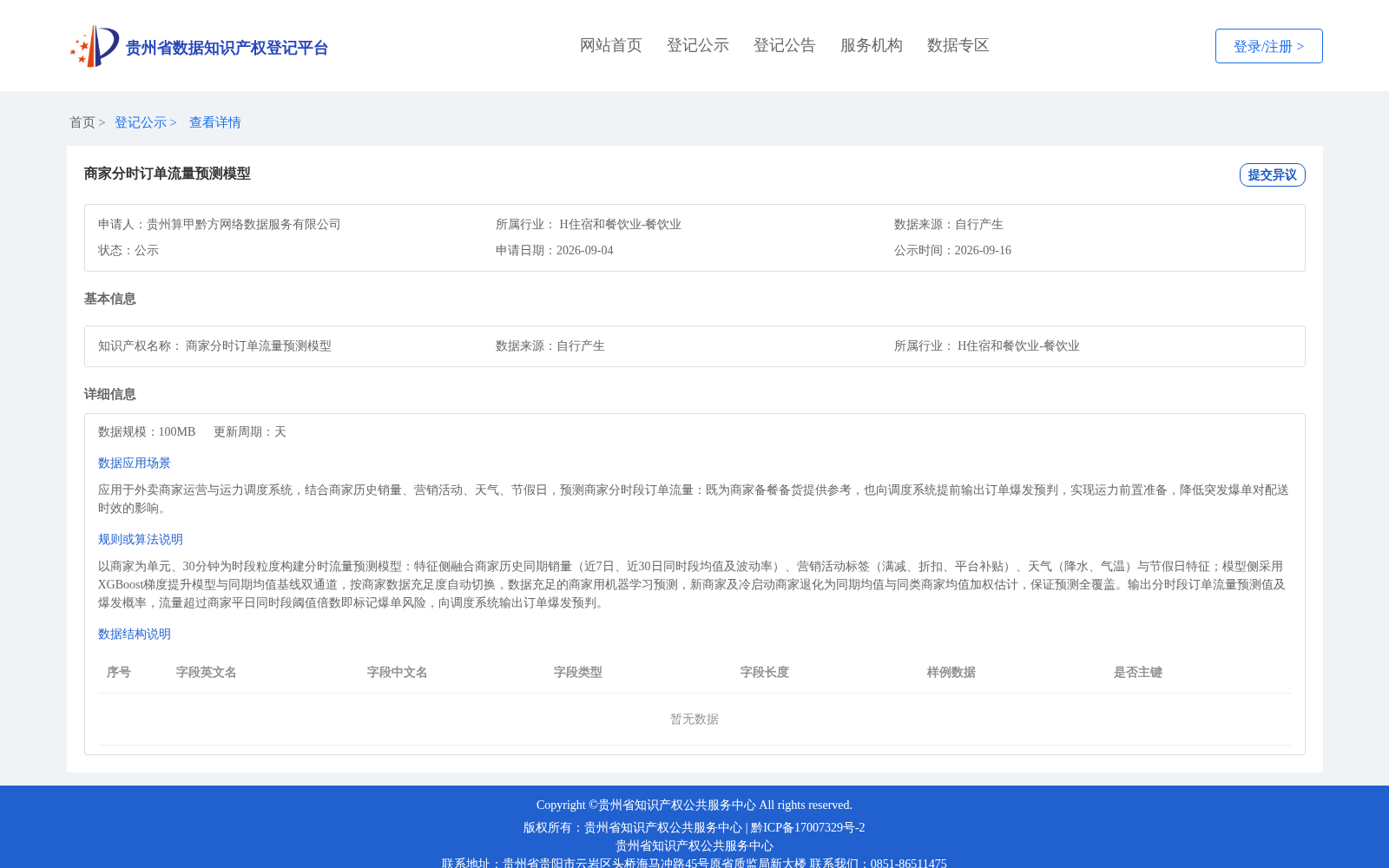 商家分时订单流量预测模型 数据集图片