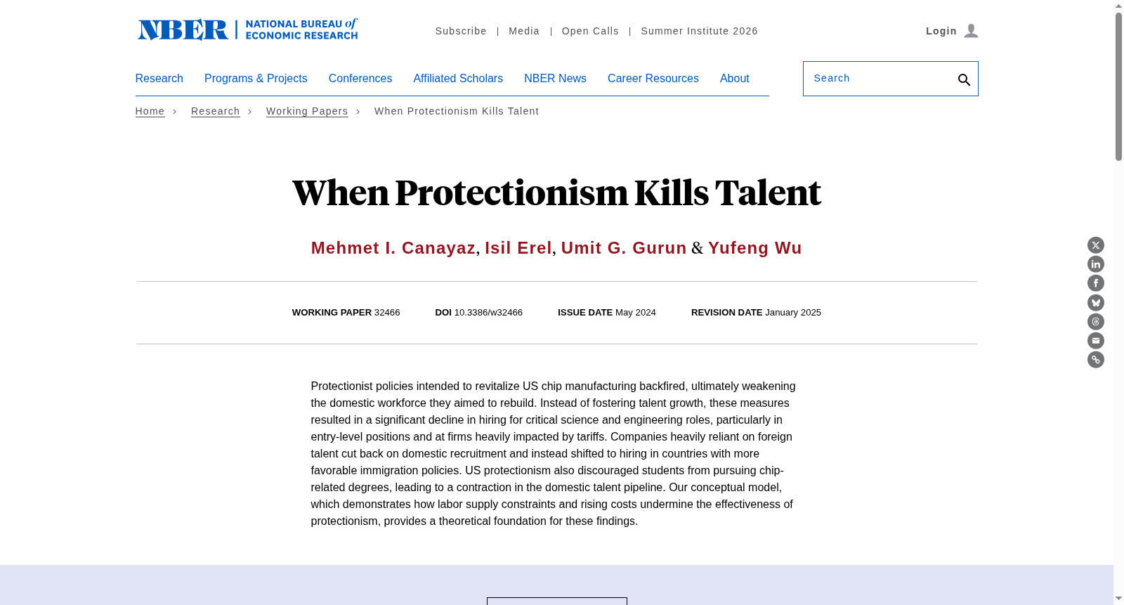 When Protectionism Kills Talent 数据集图片