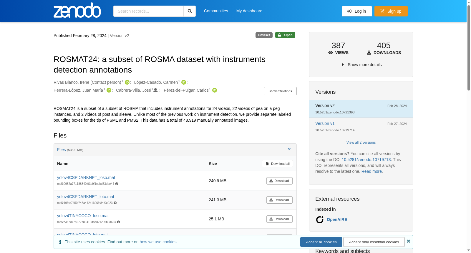 ROSMAT24: a subset of ROSMA dataset with instruments detection annotations 数据集图片