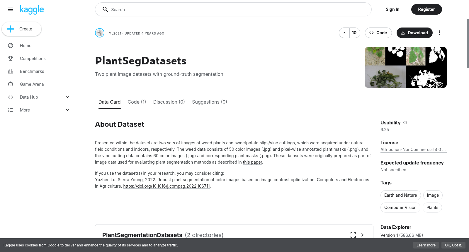 PlantSegDatasets 数据集图片