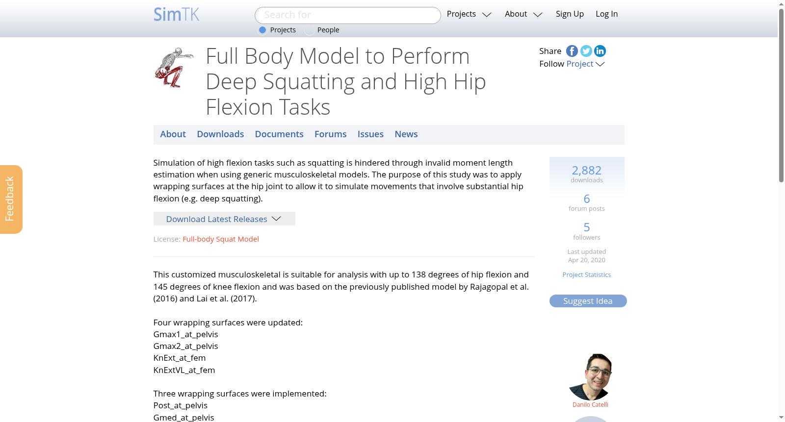 Full Body Model to Perform Deep Squatting and High Hip Flexion Tasks 数据集图片