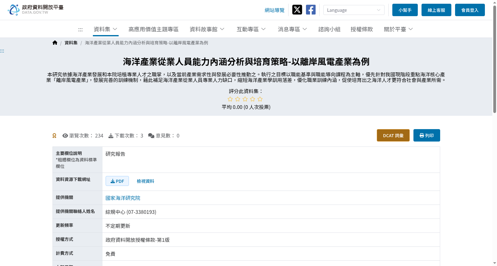 海洋產業從業人員能力內涵分析與培育策略-以離岸風電產業為例 数据集图片