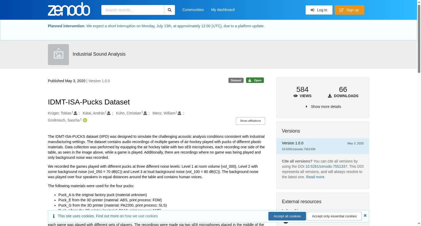 IDMT-ISA-Pucks Dataset 数据集图片