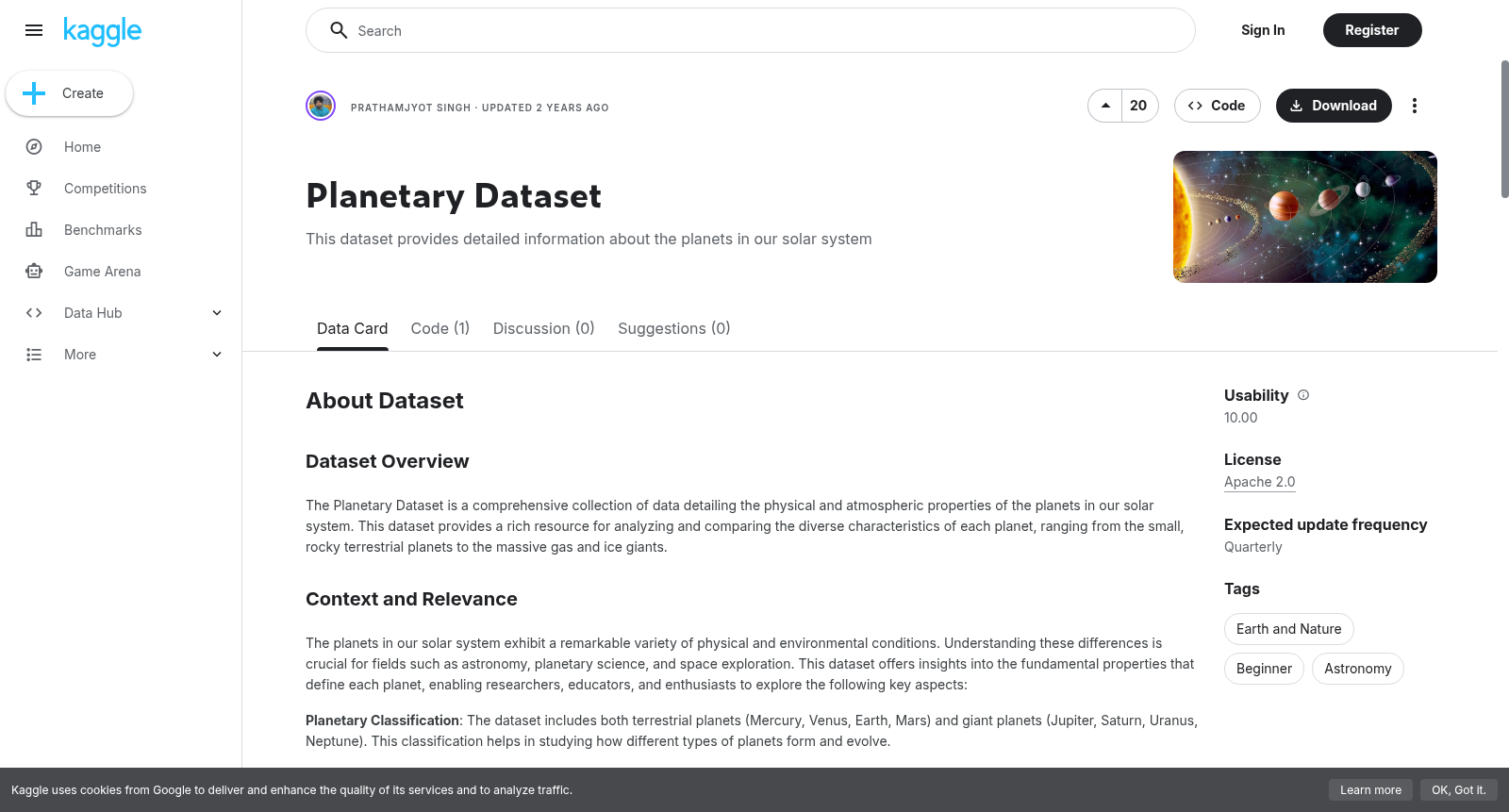 Planetary Dataset 数据集图片