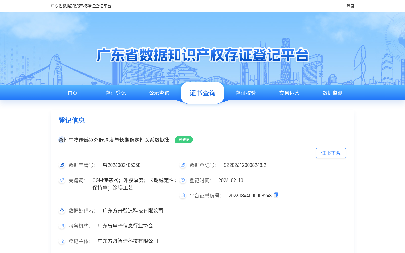 柔性生物传感器外膜厚度与长期稳定性关系数据集 数据集图片