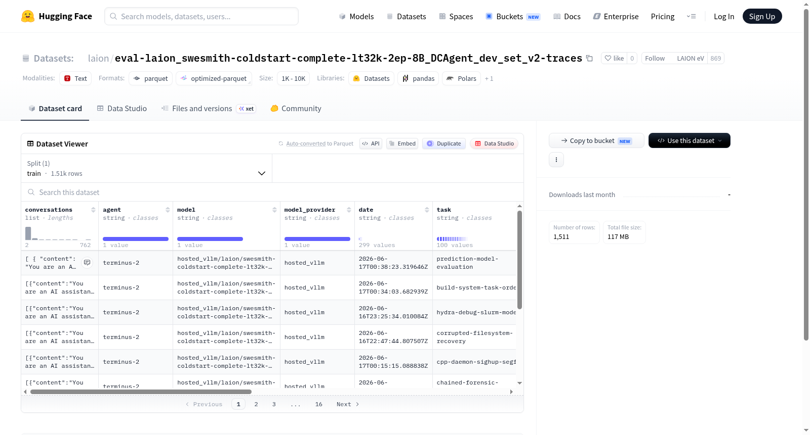 eval-laion_swesmith-coldstart-complete-lt32k-2ep-8B_DCAgent_dev_set_v2-traces 数据集图片