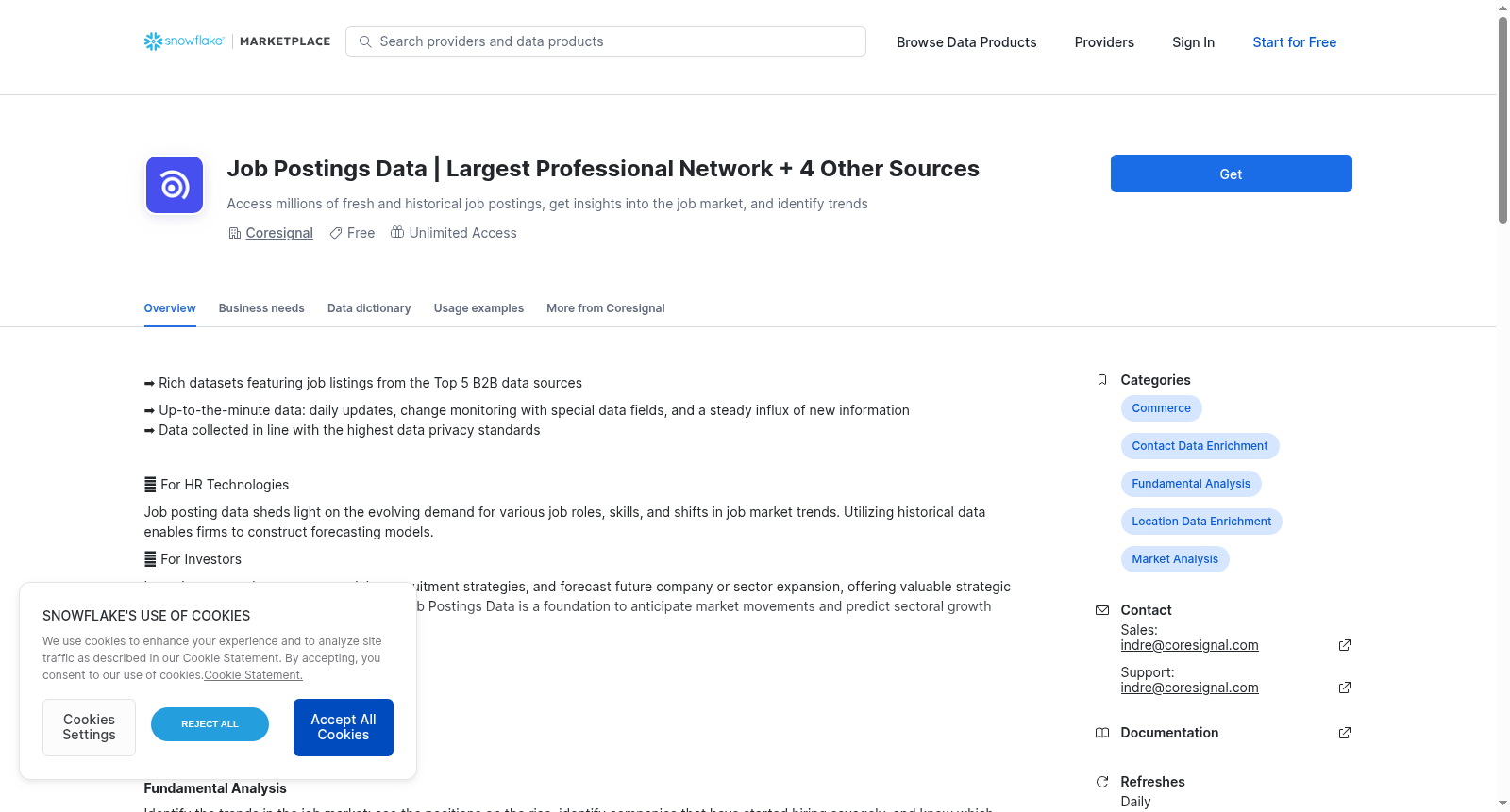 Job Postings Data | Largest Professional Network + 4 Other Sources 数据集图片