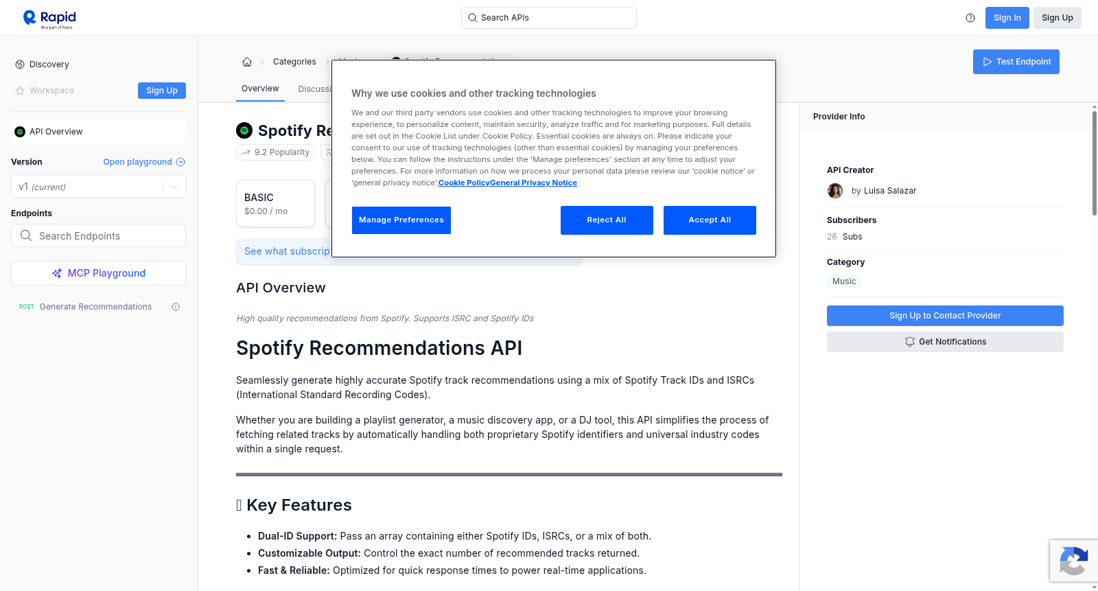 Spotify Recommendations 数据集图片
