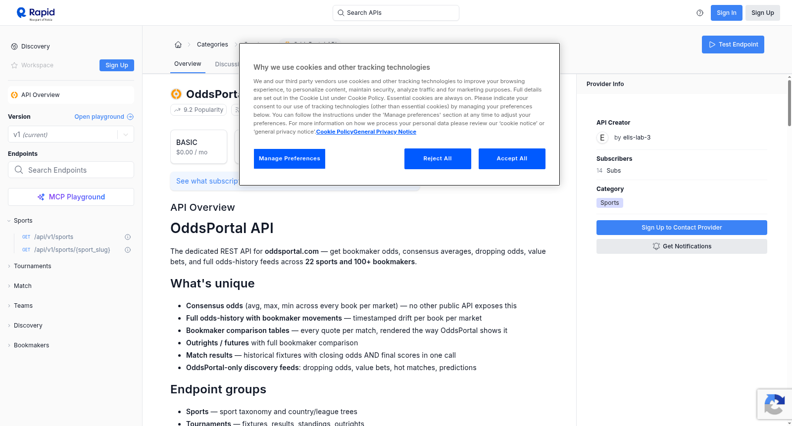 OddsPortal API 数据集图片