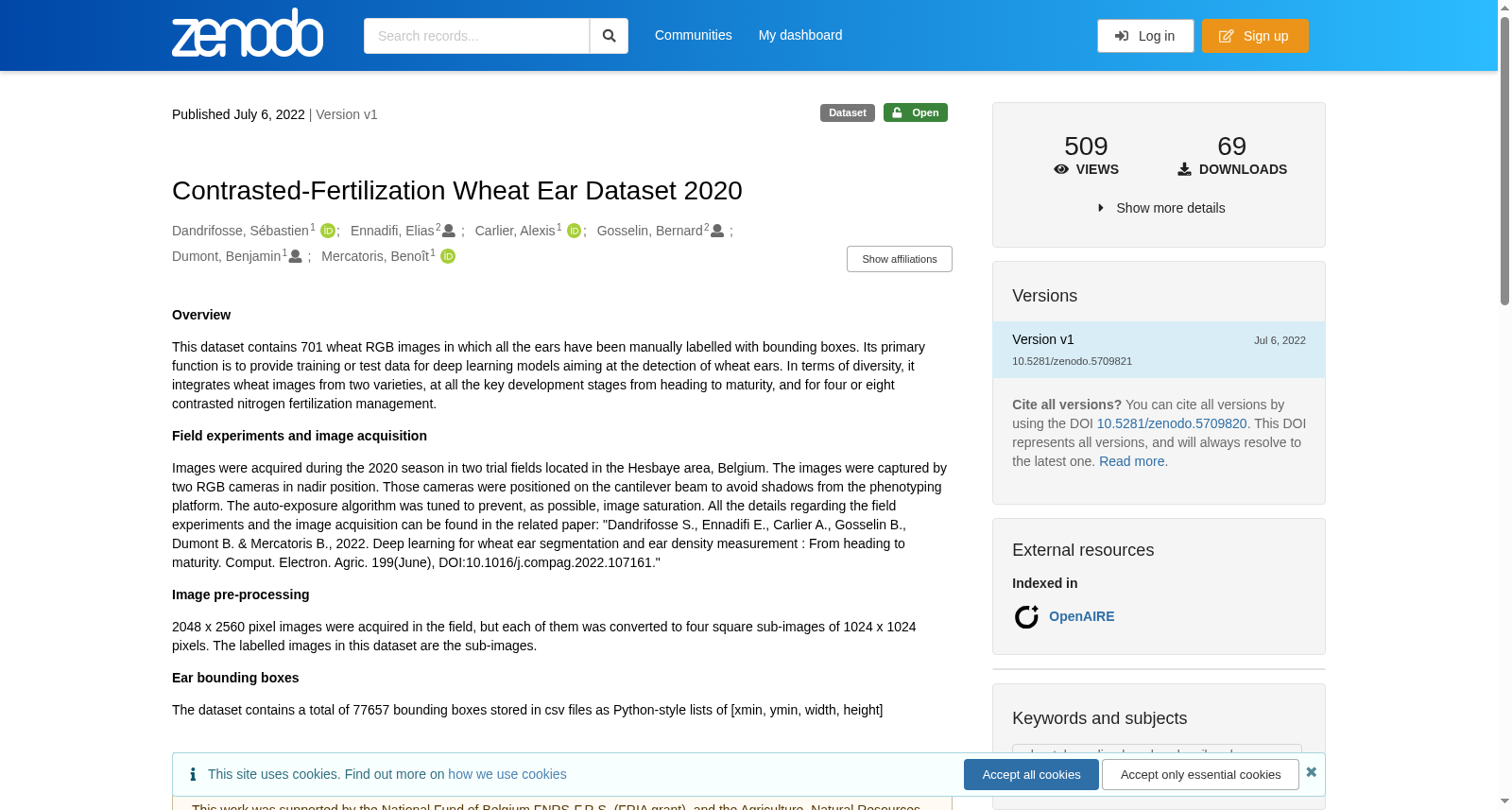 Contrasted-Fertilization Wheat Ear Dataset 2020 数据集图片