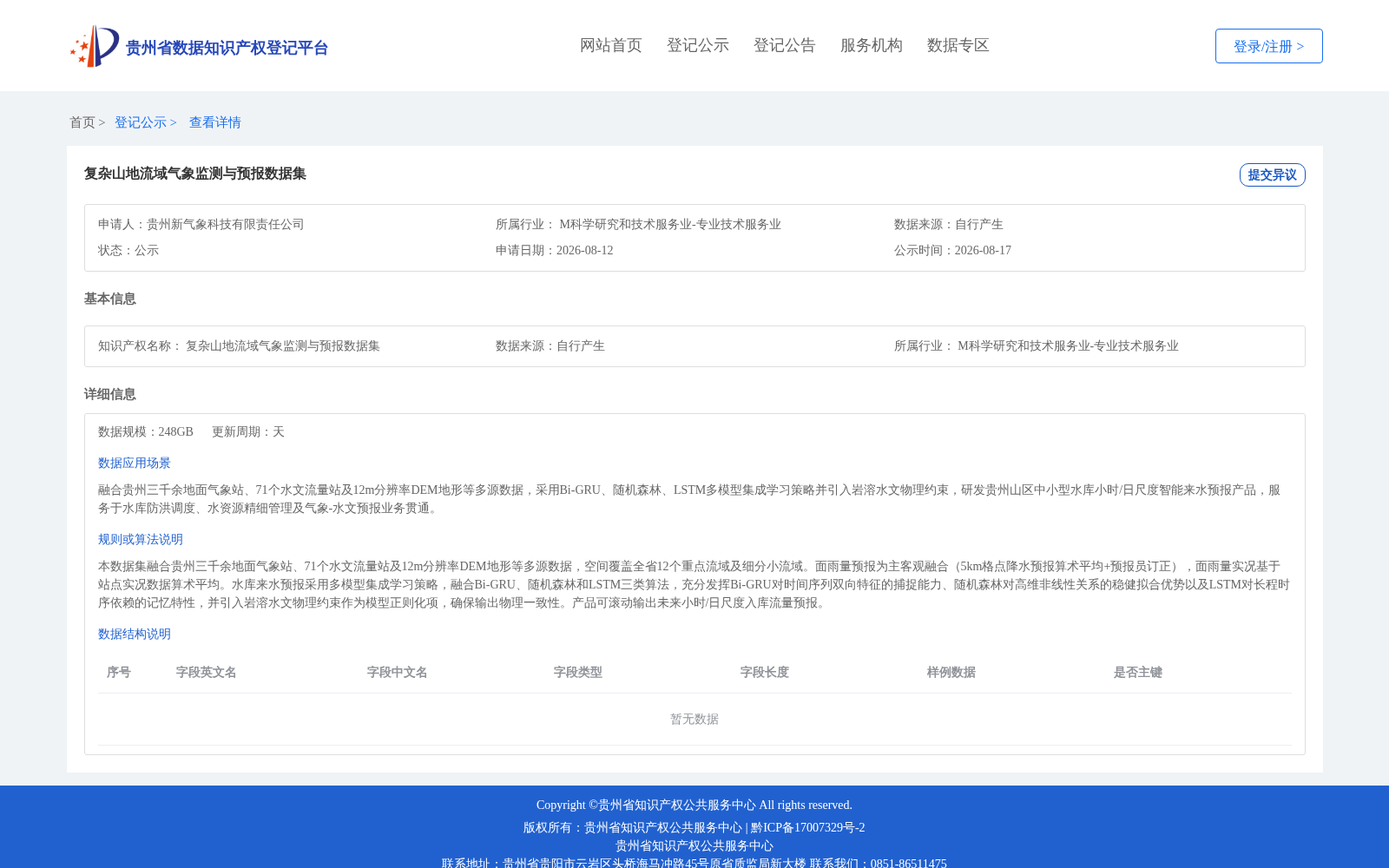 复杂山地流域气象监测与预报数据集 数据集图片