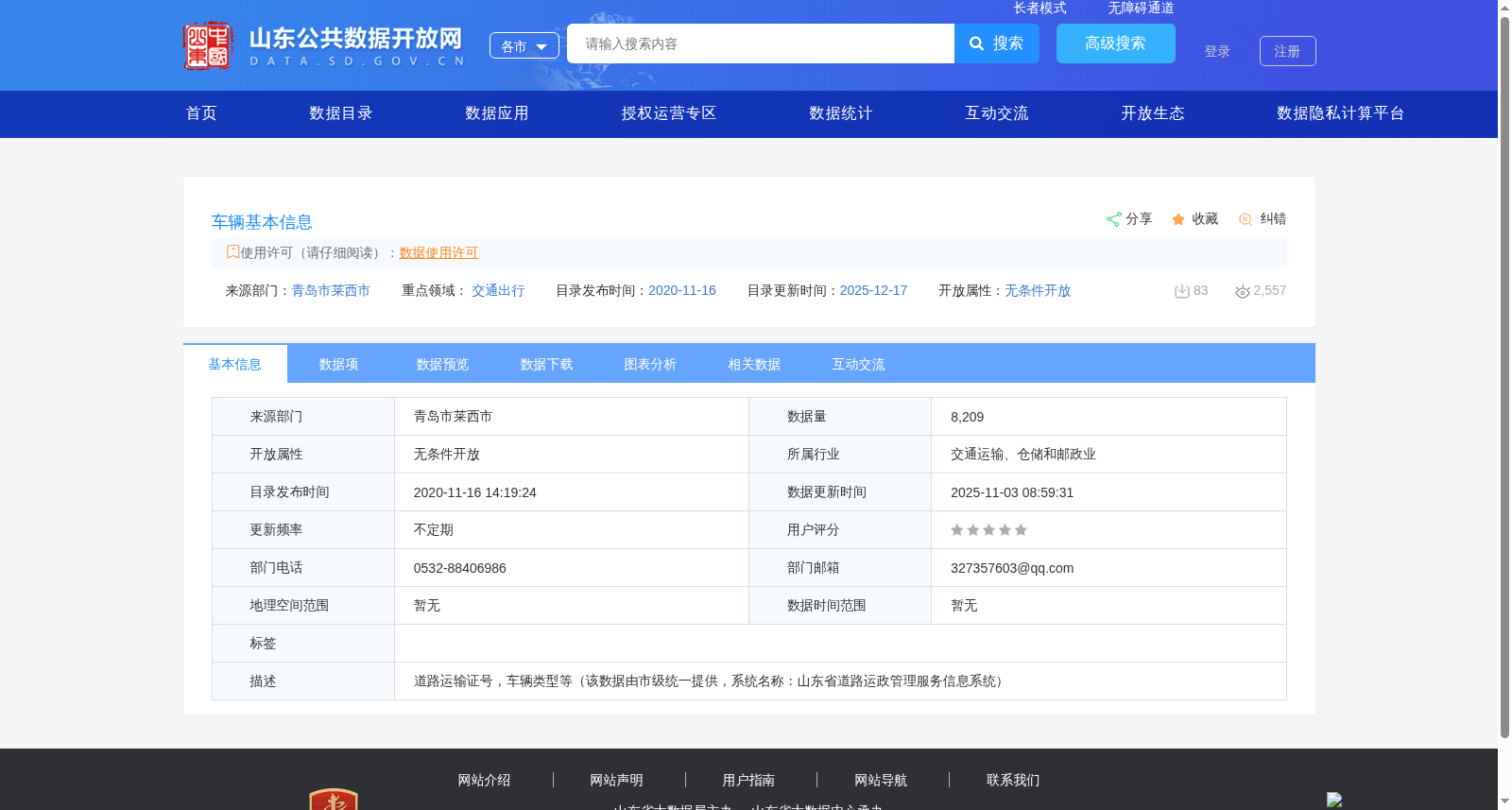 车辆基本信息 数据集图片
