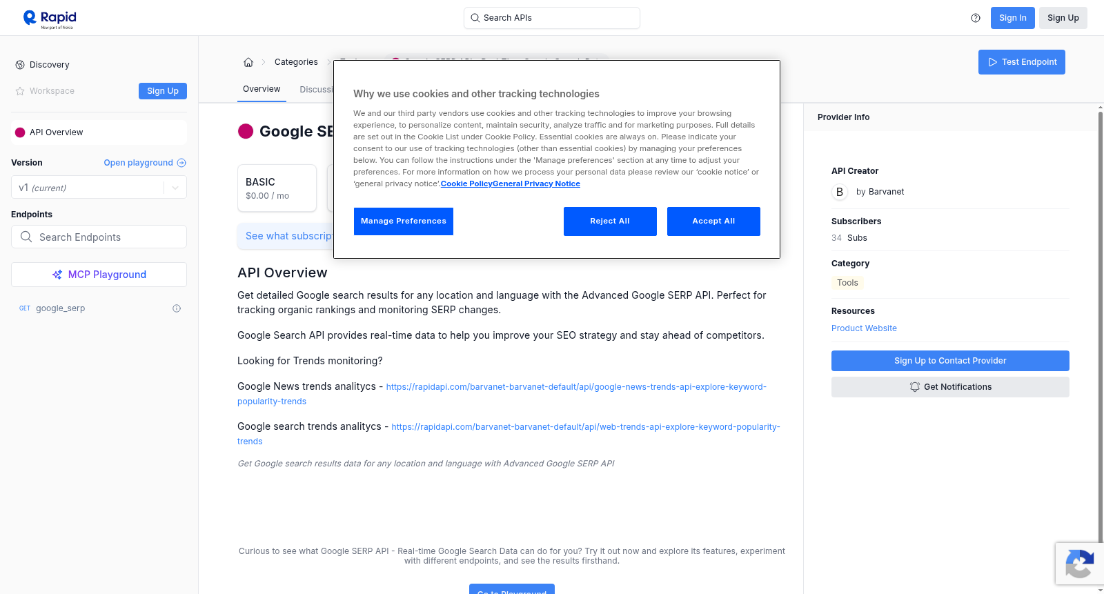 Google SERP API - Real-time Google Search Data 数据集图片