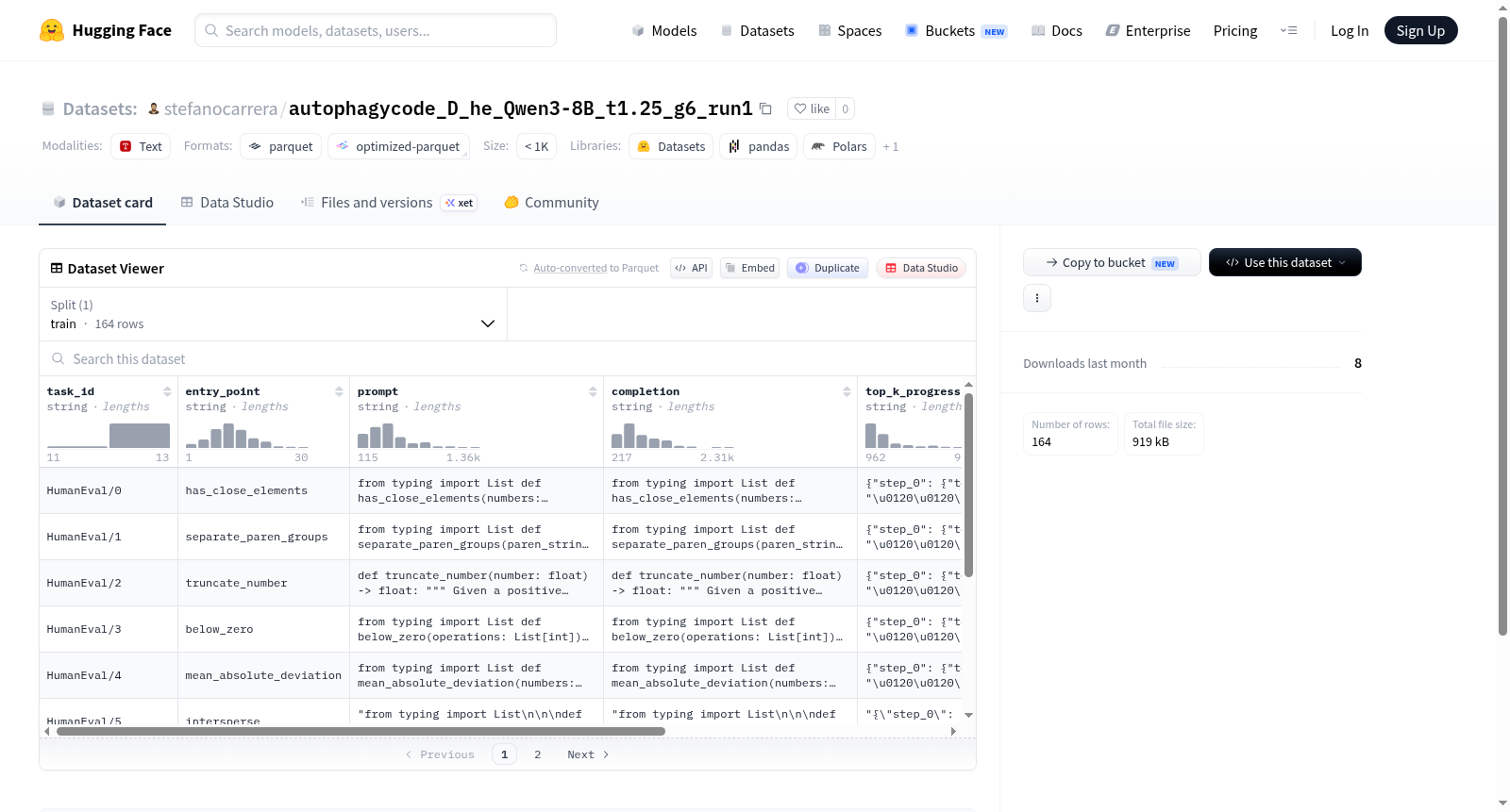 stefanocarrera/autophagycode_D_he_train-mercury_Qwen3-8B_strategy_trust_t1.25_g7_run1 数据集图片