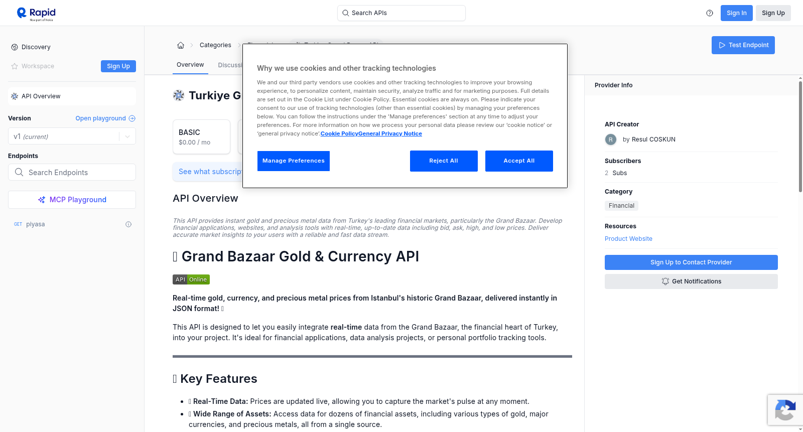 Turkiye Grand Bazaar API 数据集图片