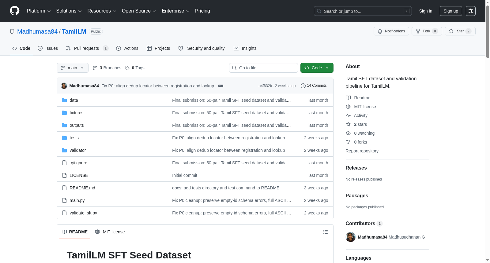 TamilLM SFT Seed Dataset 数据集图片